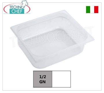 Gastronorm-Behälter GN 1/2 aus Polypropylen, Abm. 325 x 265 mm