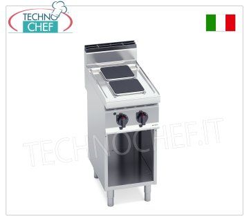 TECHNOCHEF – 2-Platten-Elektroherd auf offenem Schrank, 5,2 kW, Mod. E7PQ2M
