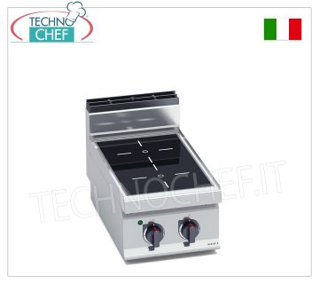 TECHNOCHEF - ELEKTROHERD 2 INFRAROTZONEN OBEN, Kw.6,4, Mod.E7P2B/VTR
