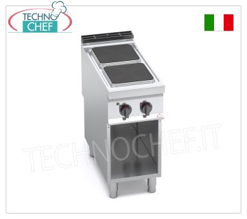 TECHNOCHEF – 2-Platten-Elektroherd auf offenem Schrank, Mod. E9PQ2M