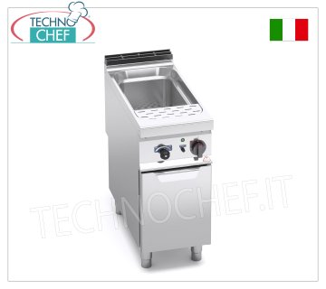 TECHNOCHEF - ELEKTRISCHER PASTAKOCHER 1 40 lt. auf Handy, Mod.E9CP40 ELEKTRISCHER PASTAKOCHER auf MOBIL, BERTO'S, 1 x 40 lt, V.400/3+N, Kw.10,00, Gewicht 54 Kg, Abm.mm.400x900x900h