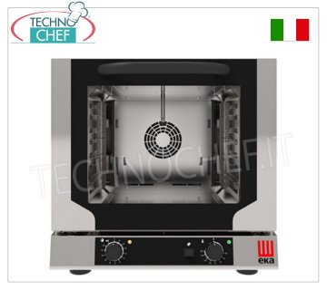 TECNOEKA – Elektrischer KONVEKTIONSDAMPFBACKOFEN, 4 Bleche 429 x 345 mm, Abm. mm.590x709x589h