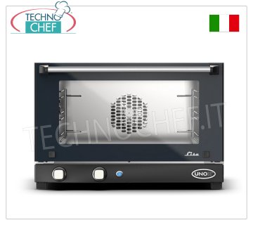 UNOX - Elektrischer Konvektionsofen für 3 Bleche 46 x 33 cm, Abm. mm. 600x587x402h