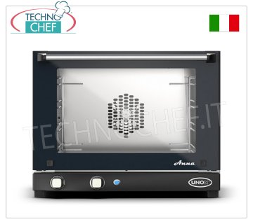 UNOX - Elektrischer Konvektionsofen für 4 Bleche 46x33 cm - Abm. mm. 600x587x472h