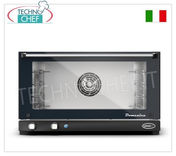 UNOX – Elektrischer Konvektionsofen für 4-cm-Bleche. 60x40, - Abm.mm. 800x706x472h