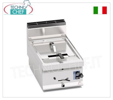 BERTOS - GASFRITEUSE 1 Becken 10 lt, Brenner im Becken, Mechanische Steuerung, Mod.GL10B