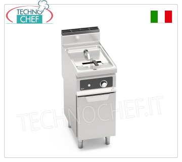 BERTOS - GAS-FRITEUSE 1 V-förmiges Becken 18 lt, BFLEX, externe Brenner, elektronische Steuerung, Mod.GL18MI-BF