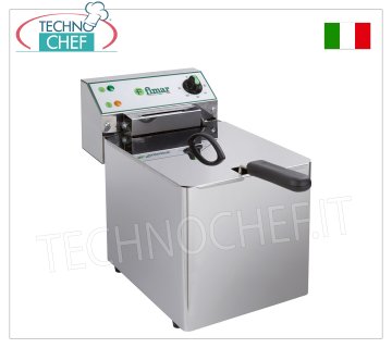 FIMAR - Technochef, Elektrische Arbeitsplattenfritteuse, 1 8-Liter-Behälter, Mod.FR8N