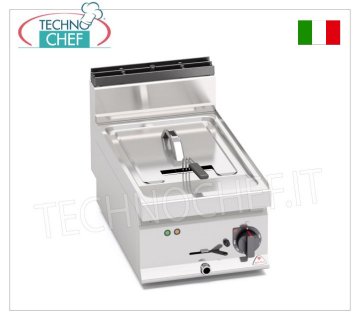 TECHNOCHEF – ELEKTRISCHE THEKENFRITEUSE, 1 TANK mit 10 Litern, Mod.E7F10-4B