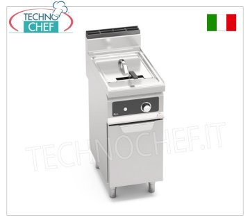 TECHNOCHEF – ELEKTRISCHE FRITEUSE auf MOBIL, 1 TANK von 18 Litern, Mod.E7F18-4M-BF
