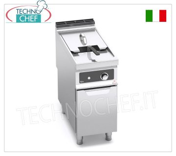 TECHNOCHEF – ELEKTRISCHE FRITEUSE auf MOBIL, 1 TANK von 22 Litern, ANGETRIEBET, Mod.E9F22-4MS-BF
