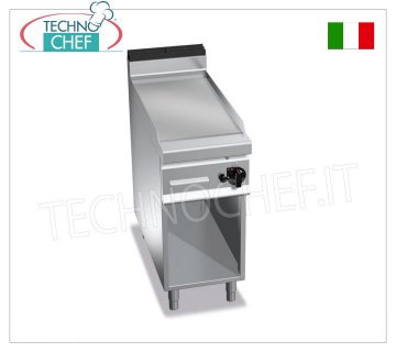 GAS-GRILLGRILL mit GLATTER MULTIPAN-PLATTE, auf SCHRANK, Mod. G9FL4M