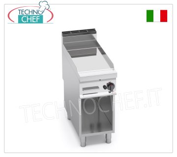 GAS-GRILLPLATTE mit GLATTER Verbundplatte, Mod. G9FL4M/CPD