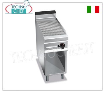 GAS-GRILLGRILL mit MULTIPAN-RIPPPLATTE, auf SCHRANK, Mod. G9FR4M