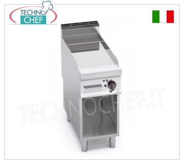 ELEKTRISCHE GRILLPLATTE mit GLATTER Verbundplatte, Mod. E9FL4M/CPD