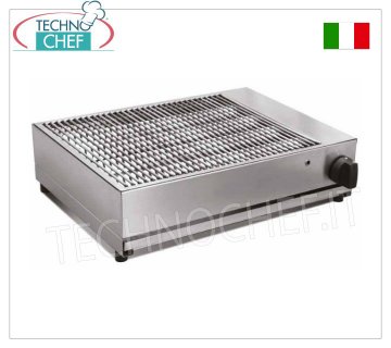 Technochef - PROFESSIONELLER GASGRILL für die Arbeitsplatte, 1 STRAHLENDE KOCHZONE, Mod. BIG6045GG