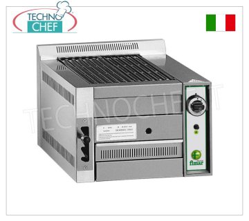 FIMAR – Technochef, Arbeitsplatten-Gasgrill Pietralavica, 1 Kochzone, Mod. B50