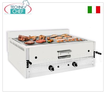 TECHNOCHEF – Gas-Lavasteingrill, Doppel-Top-Modul, Mod. I-120