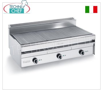 ELEKTRISCHE DAMPFGRILL-TOP-Version, 3 unabhängige Module – ARRIS – SERIE 550 – Fordern Sie ein Angebot an