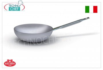 Ballarini - WOK-PFANNE zum ERSTELLEN, Dicke 3 mm, Professional Eine MANTECARE Wok-Pfanne, 1 Griff, SERIE 7000, aus ALUMINIUM, Durchmesser 240 mm, Höhe 75 mm