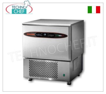 TECNODOM - Schockfroster für 5 GN 1/1 Tabletts (325x530 mm) oder Gebäcktabletts 600x400 mm - Touch-Bedienung