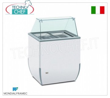 MONDIAL FRAMEC - Vitrine für Schlagsahneeis, 170 l, Mod. BRIOICE4SK