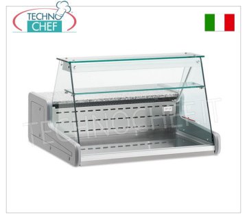 KÜHLVITRINE für die THEKE, Version mit GERADER GLASSCHEIBE, Mod. VRB8