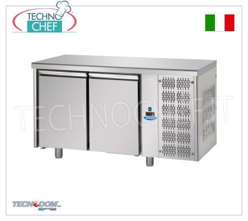 Tecnodom - Professioneller Kühlschrank/Kühltisch 2 Türen, Mod.TF02MIDGN