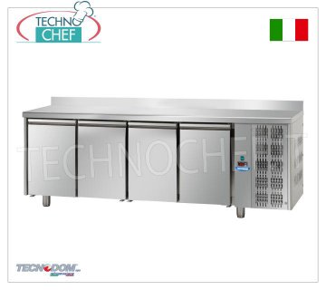 Tecnodom - Professioneller Kühlschrank/Kühltisch 4 Türen, Mod.TF04MIDGNAL
