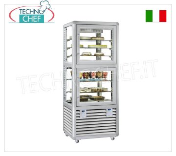 TECHNOCHEF - Kombi-Vitrine für Eis und Gebäck, Temp. -15°-25°C/+4°+10°C, Mod.CPG520V/S