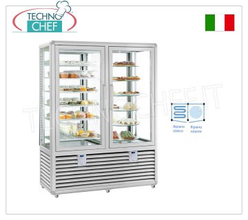 TECHNOCHEF - Kombi-Vitrine für Eis und Gebäck, Temp. -15°-25°C/+4°+10°C, Mod.CPG900S/R