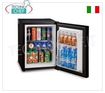 Minibar-Kühlschrank für Hotels, THERMOELEKTRISCH, eingebaut oder freistehend, 65 W, - 40 lt, Klasse A+, Mod. TP40N
