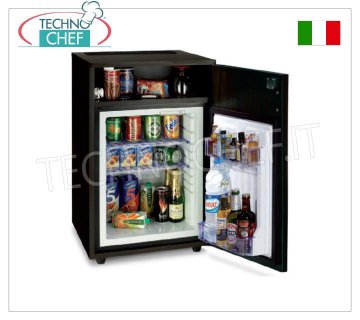 Technochef - Minibar-Kühlschrank für Hotelzimmer mit Schrank und Ablagefach, 40 lt.