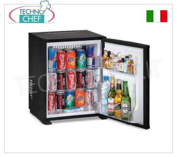 Technochef – Minibar-Kühlschrank für Hotelzimmer, 30 l Fassungsvermögen, Klasse A+, energiesparend,