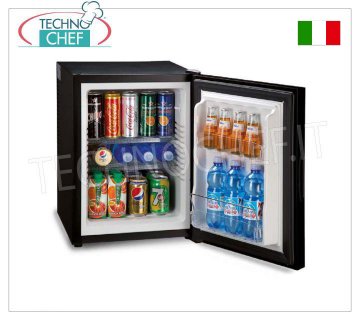 Minibar-Kühlschrank für Hotels, THERMOELEKTRISCH, mit SPIEGELTÜR, Leistung 65 W, 40 Liter, Klasse A+, Mod. TP40NS