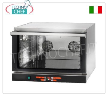 TECNODOM-Elektro-Konvektionsofen für 3 Bleche 600x400 mm, Abm. mm. 775x700x560h