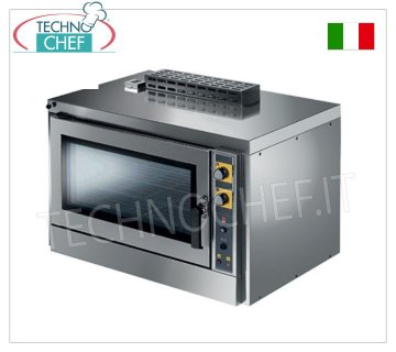 Gas-Konvektionsofen für 4 Bleche 600 x 400 mm, mechanische Steuerung
