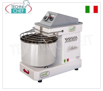 Famag GRILLETTA - 5 kg Spiralkneter (7 l Schüssel), Maße mm 450 x 260 x 430