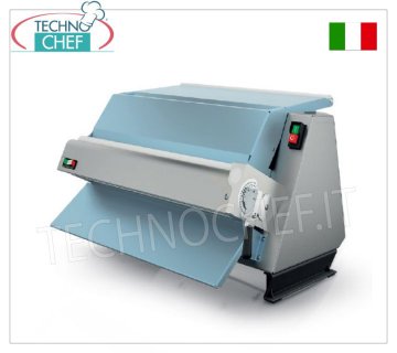 Professionelle Teigausrollmaschine mit 30-cm-Rollen, doppelte Öffnung, Mod.3300/MPZ30