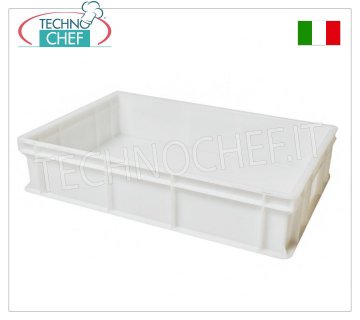 60x40x13h cm Pizzateig-Kasten, weiße Farbe