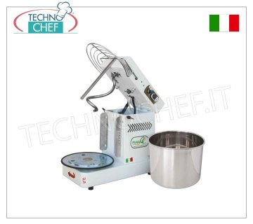 Famag GRILLETTA - Spiralkneter 10 kg (13,5 l Schüssel), Maße mm 530 x 300 x 430