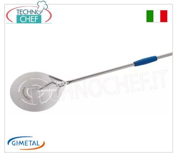 Gi.Metal - Perforierter Pizzaschieber aus Edelstahl, neapolitanische Linie, Grifflänge 150 cm