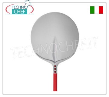 Runde Pizzaschaufel Ø 36 cm zum Backen aus Aluminium, Tulpenlinie