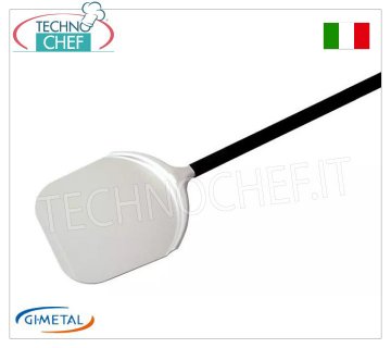 Gi.Metal - Rechteckiger Pizzaschieber aus Aluminium, Alice-Linie, Grifflänge 60 cm