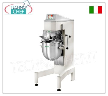 Fimar - Planetenmischer mit 40-Liter-Edelstahlschüssel, Maße 910 x 650 x 1520 mm