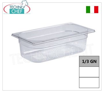 Gastronorm GN 1/3 Polycarbonatbehälter, Größe 325x175mm