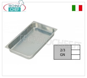 Gastronorm 2/3 Aluminiumschalen, Abm. 353 x 320 mm