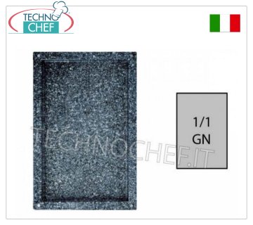 Gefaltetes Tablett GN 1/1, aus emailliertem Edelstahl, Abm. 530 x 325 mm