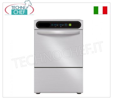 TECHNOCHEF - Professioneller Geschirrspüler, 50x50 cm quadratischer Korb, elektronische Steuerung