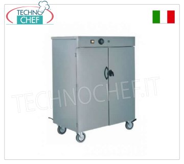 FORCAR - Carrelli Scaldapiatti mit 2 Türen, Temp. von +30° bis + 90° C.
